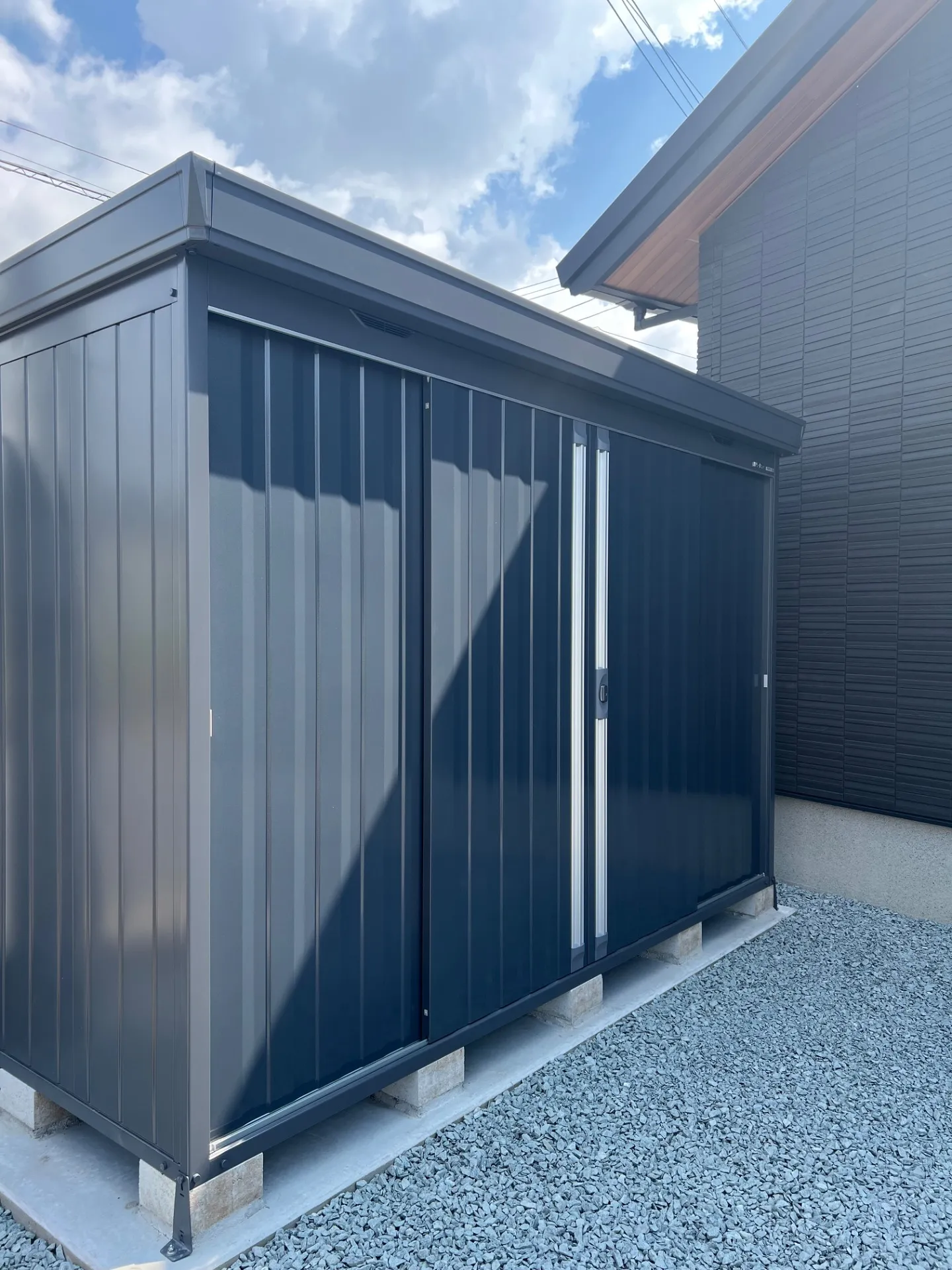 佐賀県 神埼市 新築 外構 物置